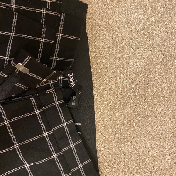 Black checkered trousers - Picture 2 of 4